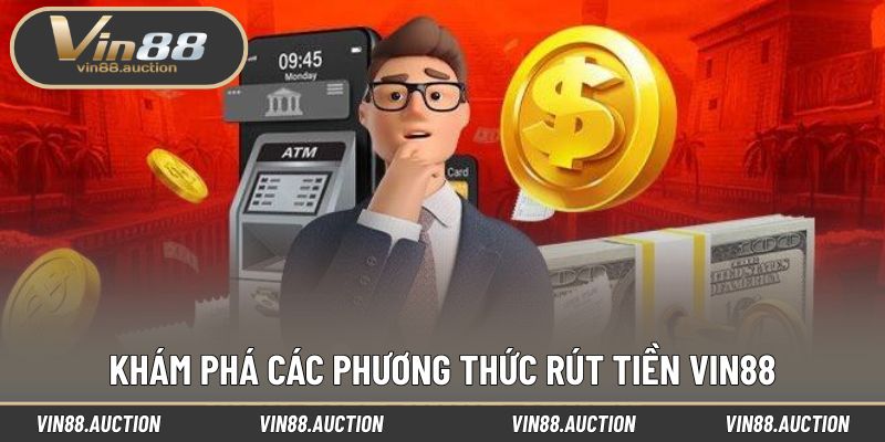 Khám phá các phương thức rút tiền VIN88